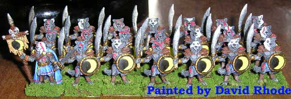 Armies of Arcana Painted Wolfen Swordsmen